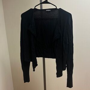 Express Women's Black Cardigan Sweater